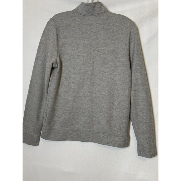 Vineyard Vines 1/4 Zip Pullover Boys Sz L(16) Gray Pima Cotton Mock Neck L/S - Picture 6 of 15